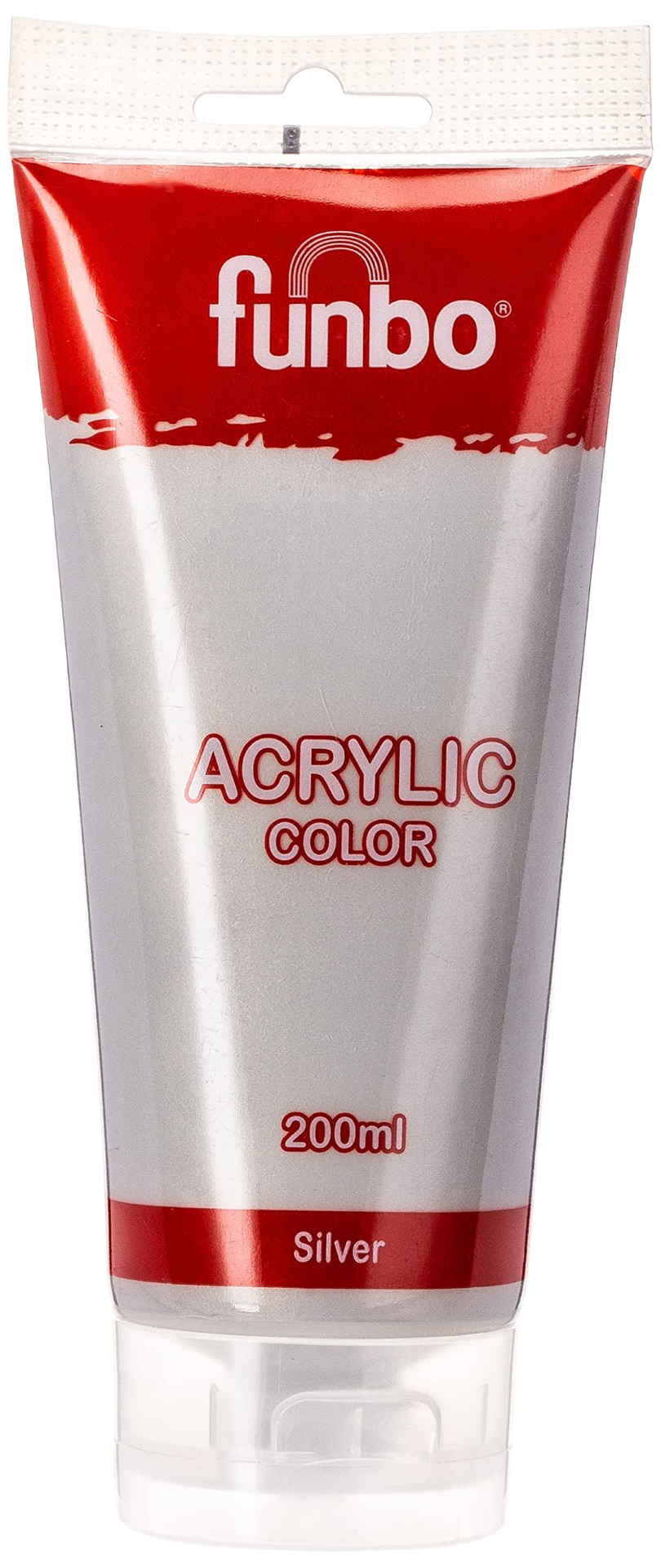 Funbo Acrylic TUBE 100ml 142 SILVER FO-AC-100-142